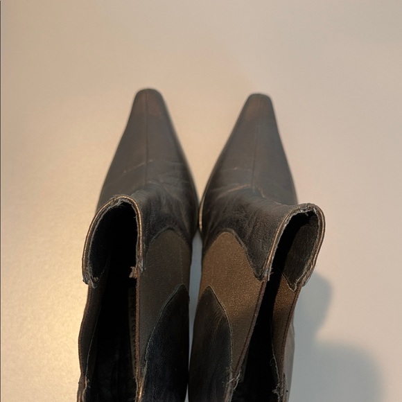 Donald J. Pliner Dark Brown Heeled Boots - Picture 7 of 10